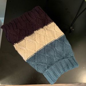 Small striped dog sweater